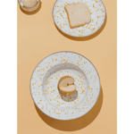 Emaylab Speckles Çukur Makarna Ve Salata Tabağı 24cm