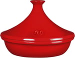 Emile Henry EH345632 güveç – Kavurma tenceresi – Seramik – Grand Cru/kırmızı Ø 32 cm
