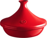 Emile Henry EH345632 güveç – Kavurma tenceresi – Seramik – Grand Cru/kırmızı Ø 32 cm