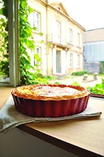 Emile Henry EH346024 kek kalıbı, yüksek seramik Grand Cru 24 x 24 x 5 cm