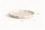 Emile Henry Madeleine Yivli Tart Tabağı, 30 cm, Kil
