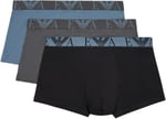 Emporio Armani Bold Monogram 3-pack Trunk Mayolar Erkekler - Bedenler: 2XL, M, L