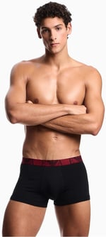 Emporio Armani Bold Monogram 3-pack Trunk Mayolar Erkekler - Bedenler: 2XL, M, L
