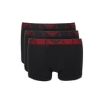 Emporio Armani Bold Monogram 3-pack Trunk Mayolar Erkekler - Bedenler: 2XL, M, L