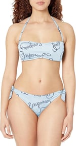 Emporio Armani Emporio Armani Kadın Logomania Band And Bow Brezilya Bikini bikini seti Kadın
