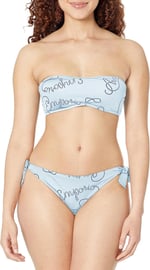 Emporio Armani Emporio Armani Kadın Logomania Band And Bow Brezilya Bikini bikini seti Kadın