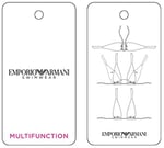 Emporio Armani Emporio Armani Kadın Lurex Dokulu İplik Bandı ve String Brezilya Bikini bikini seti Kadın