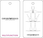 Emporio Armani Emporio Armani Kadın Lurex Dokulu İplik Bandı ve String Brezilya Bikini bikini seti Kadın