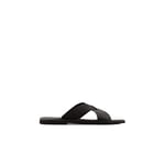 Emporio Armani Erkek sandaleti, siyah