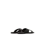 Emporio Armani Erkek sandaleti, siyah