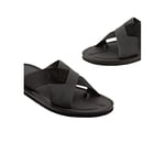 Emporio Armani Erkek sandaleti, siyah