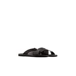 Emporio Armani Erkek sandaleti, siyah