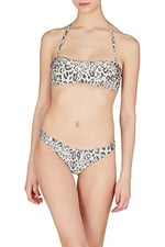 Emporio Armani Kadın Lurex Dokulu İplik Brezilya Bikini Seti