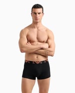 EMPORIO ARMANI Man Bold Monogram 3'lü Paket Gövde Siyah XL