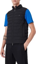 Emporio Armani Suya ve Soğuğa Karşı Dayanıklı Dik Yaka Slim Fit Şişme Yelek Erkek YELEK 8N1BQ1 1NLRZ 0920