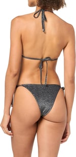 Emporio Armani Triangle And String Brazilian Lurex Bikini Set bikini seti Kadınlar