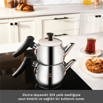 Emsan Alim Maxi Çaydanlık Takımı  1,5L & 2,5L