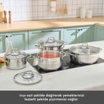 Emsan Belen 8 Parça Çelik Tencere Seti
