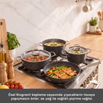 Emsan Biogranit Yaren 7 Parça Tencere Seti