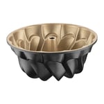 Emsan Black Shiny Flora Döküm Kek Kalıbı 22 cm