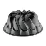 Emsan Black Shiny Flora Döküm Kek Kalıbı 22 cm
