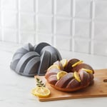 Emsan Cake Pro Örgü Döküm Kek Kalıbı Antrasit 26 cm