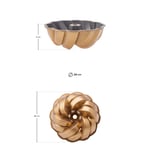 Emsan Cake Pro Örgü Gold Döküm Kek Kalıbı 26 cm