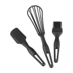 Emsan Cherry 3'lü Spatula Ve Çırpıcı Set