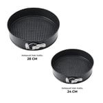 Emsan Circle 2'li Kelepçeli Kek Kalıbı Seti 24-28 cm