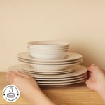 Emsan Elegance Bone Alessa 60 Parça 8 Kişilik Yemek Takımı ve Kahvaltı Seti
