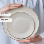Emsan Elegance Bone Mandarin 60 Parça 8 Kişilik Yemek Takımı ve Kahvaltı Seti