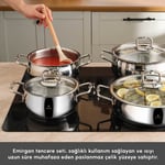 Emsan Emirgan 8 Parça Çelik Tencere Seti