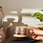 Emsan Ethnic Grass Kupa 480 ml Kahve​​​​​​​