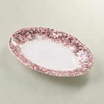 Emsan Floransa Kayık Tabak 21 cm Bordo