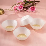 Emsan Golden 4 Parça Cam Konik Kase 13 cm