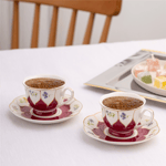 Emsan Kır Çiçekleri 2 Kişilik Kahve Fincan Takımı 80 ml