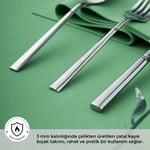 Emsan Penta 18 Parça 6 Kişilik Tatlı Çatal Kaşık Bıçak Seti