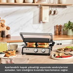 Emsan Press 4 Dilim Kapasiteli Izgara ve Tost Makinesi Inox 2000W