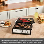 Emsan Press 4 Dilim Kapasiteli Izgara ve Tost Makinesi Inox 2000W