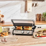 Emsan Press 4 Dilim Kapasiteli Izgara ve Tost Makinesi Inox 2000W