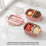 Emsan Smile Life Çift Katlı Lunch Box Mavi