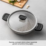 Emsan Stone 7 Parça Granit Tencere Seti