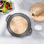 Emsan Stone Alüminyum Döküm Çift Taraflı Gözleme Tavası 34 cm Gri