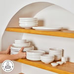 Emsan Stream Bone Merope 38 Parça 8 Kişilik Yemek Takımı
