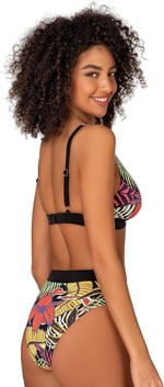 Endeep Kadın Toparlayıcı Desenli Bikini Takımı
