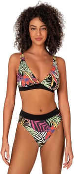 Endeep Kadın Toparlayıcı Desenli Bikini Takımı