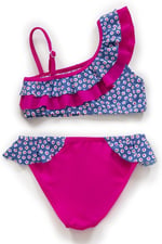 Endeep Kız Çocuk Desenli Bikini Takımı