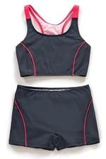 Endeep Kız Çocuk Şortlu Yüzücü Bikini Takımı