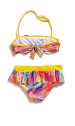 Endeep Kız Çocuk Volanlı Desenli Bikini Takımı
