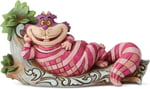 Enesco Jim Shore Alice'in Disney Traditions Harikalar Diyarında Cheshire Kedisi Ağaç Heykelcikleri, 6 cm, Çok Renkli